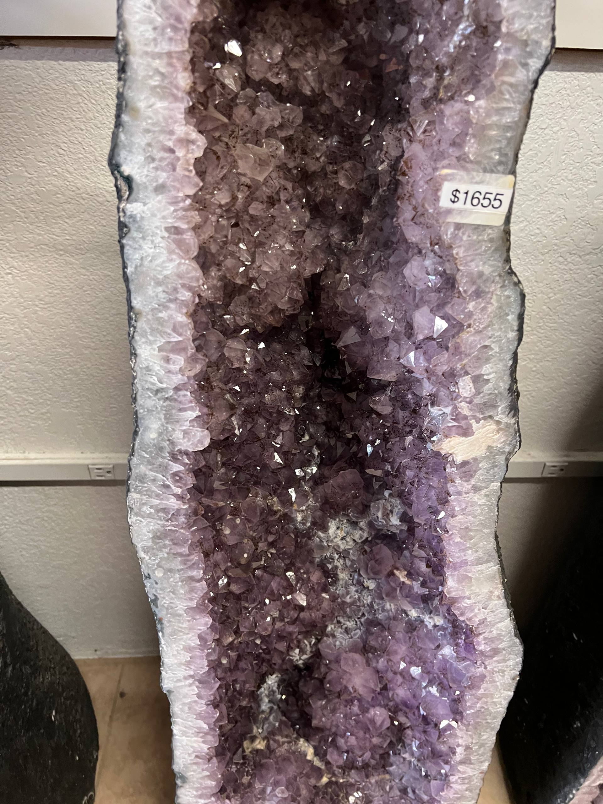 Tall amethyst geode – view 6