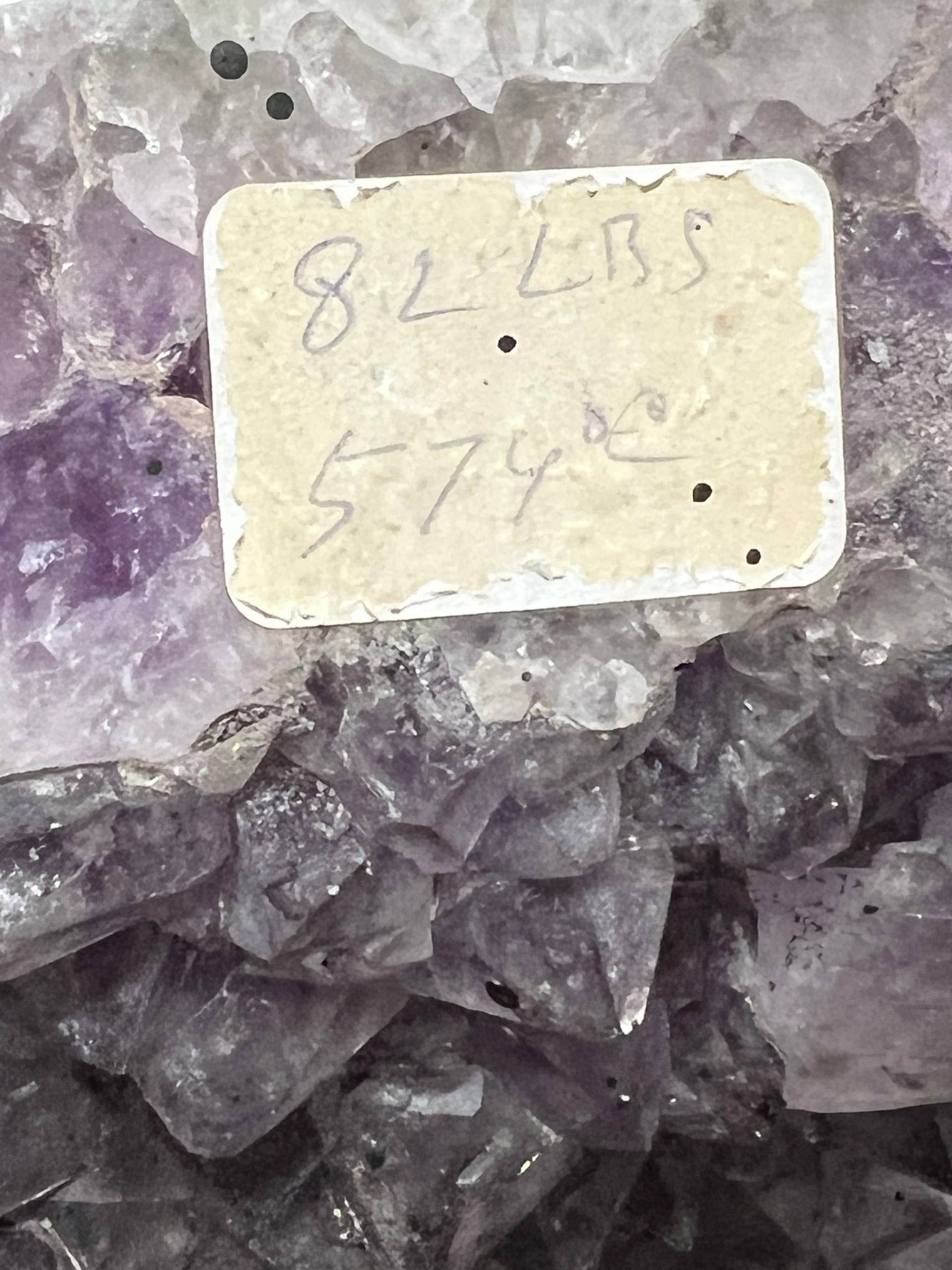 Amethyst clusters – view 4