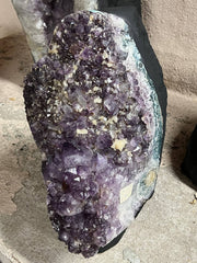 Amethyst cluster – view 1