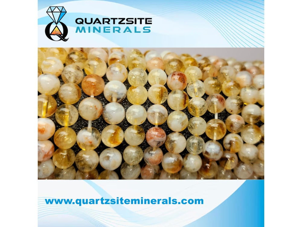 Citrine Freeform Medium Bead Bracelets