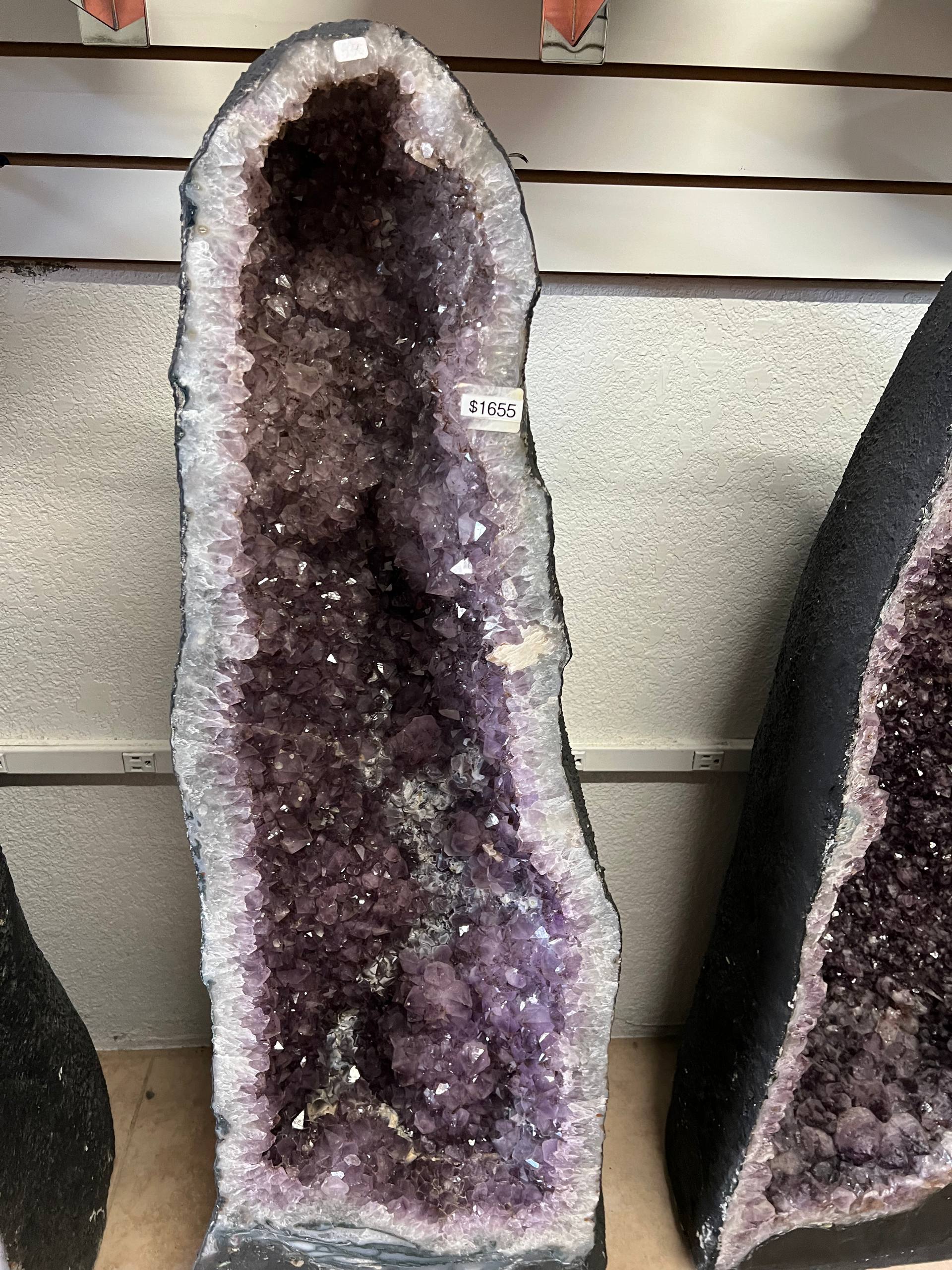 Tall amethyst geode – view 11