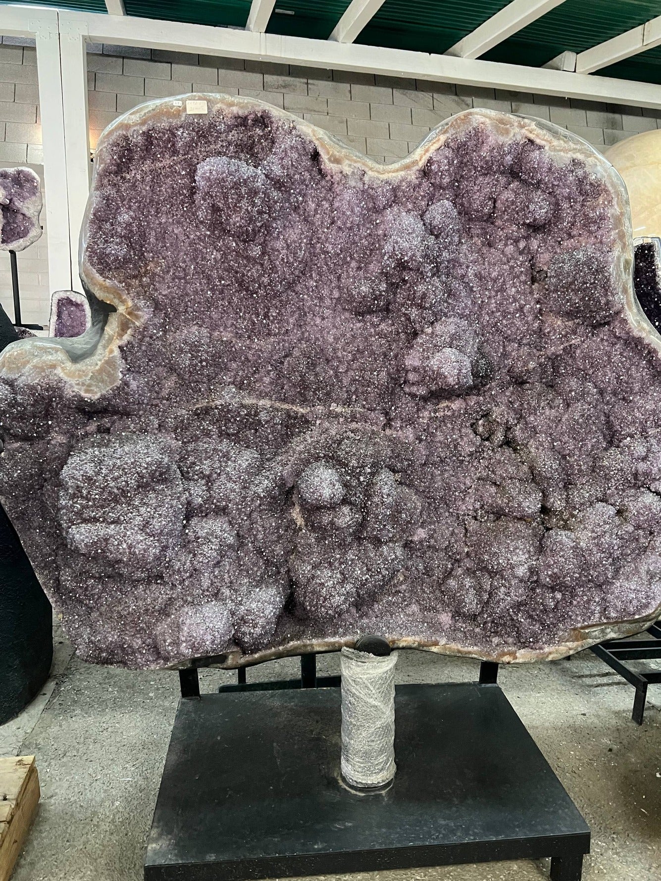 Large Amethyst Slab – front view