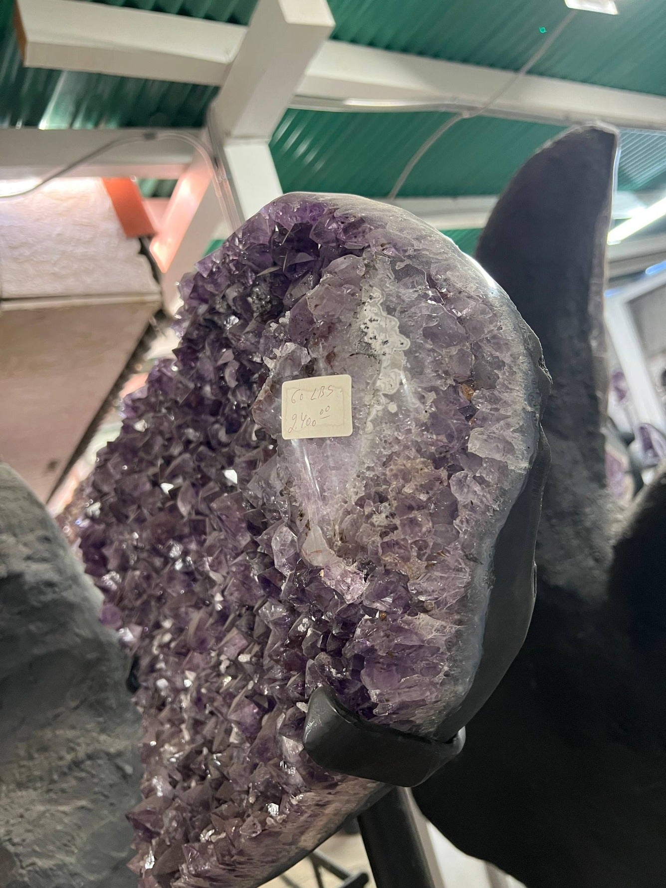 Amethyst Tower on stand – view 3