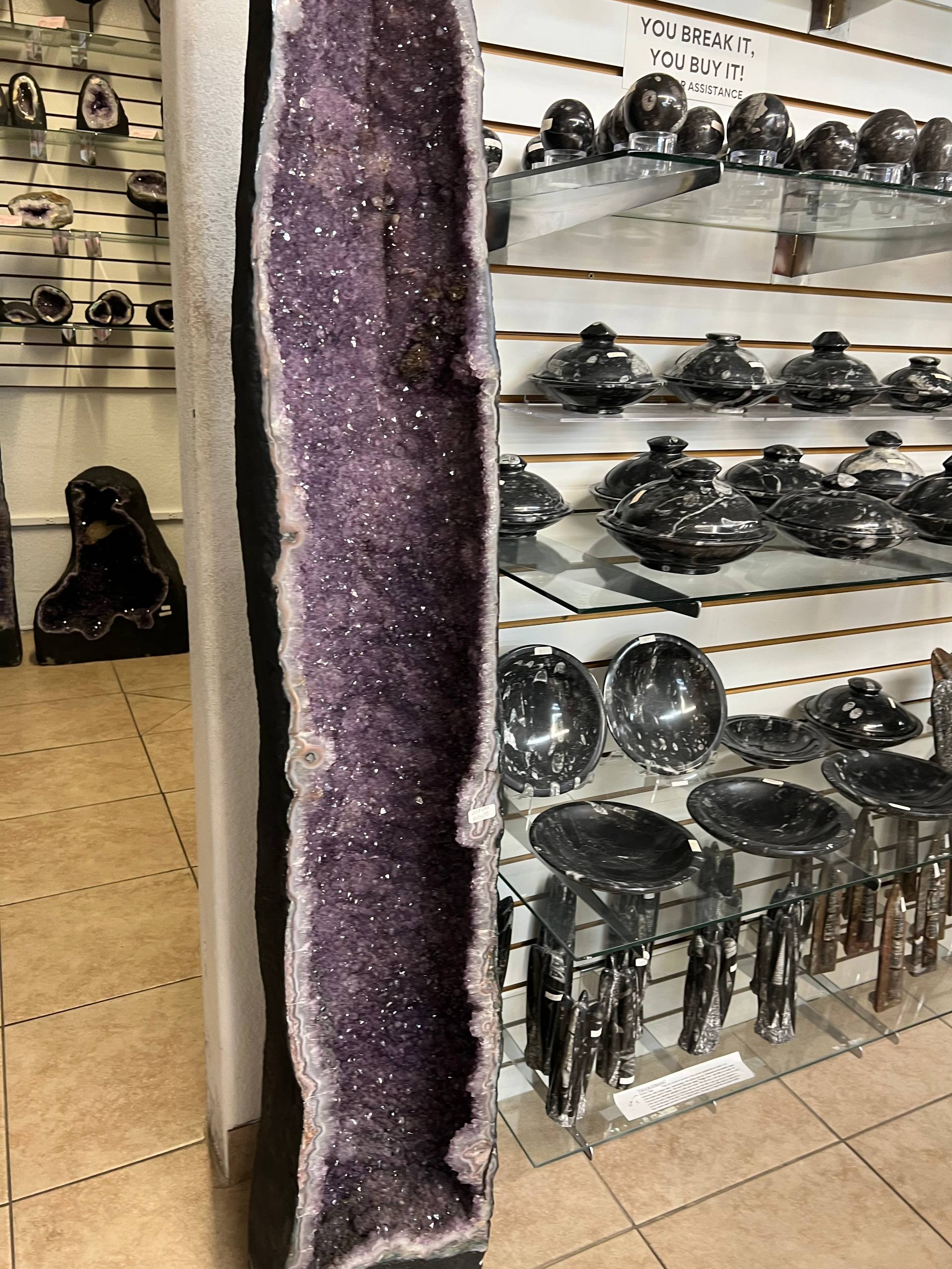 Amethyst geode towers – view 5