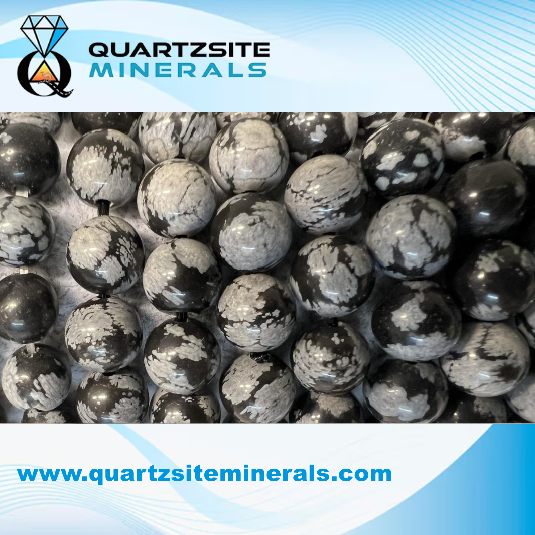 Snowflake Obsidian Bracelets