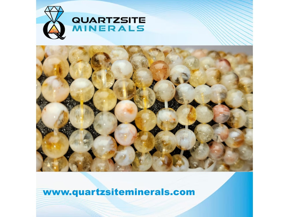 Citrine Freeform Medium Bead Bracelets