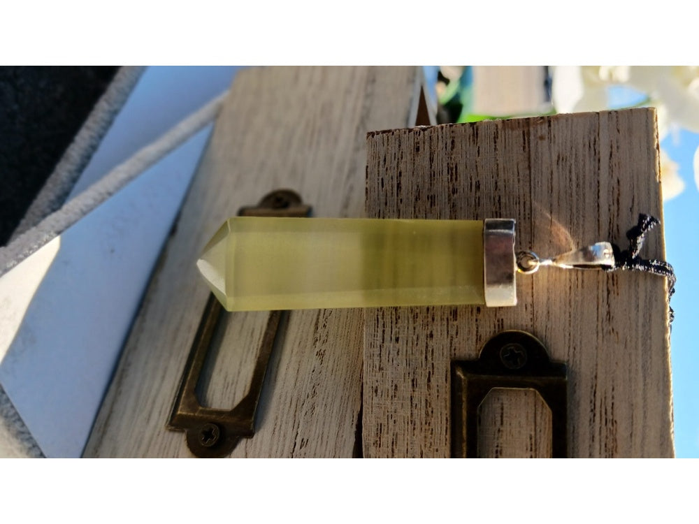 Calcite Crystal Pendant