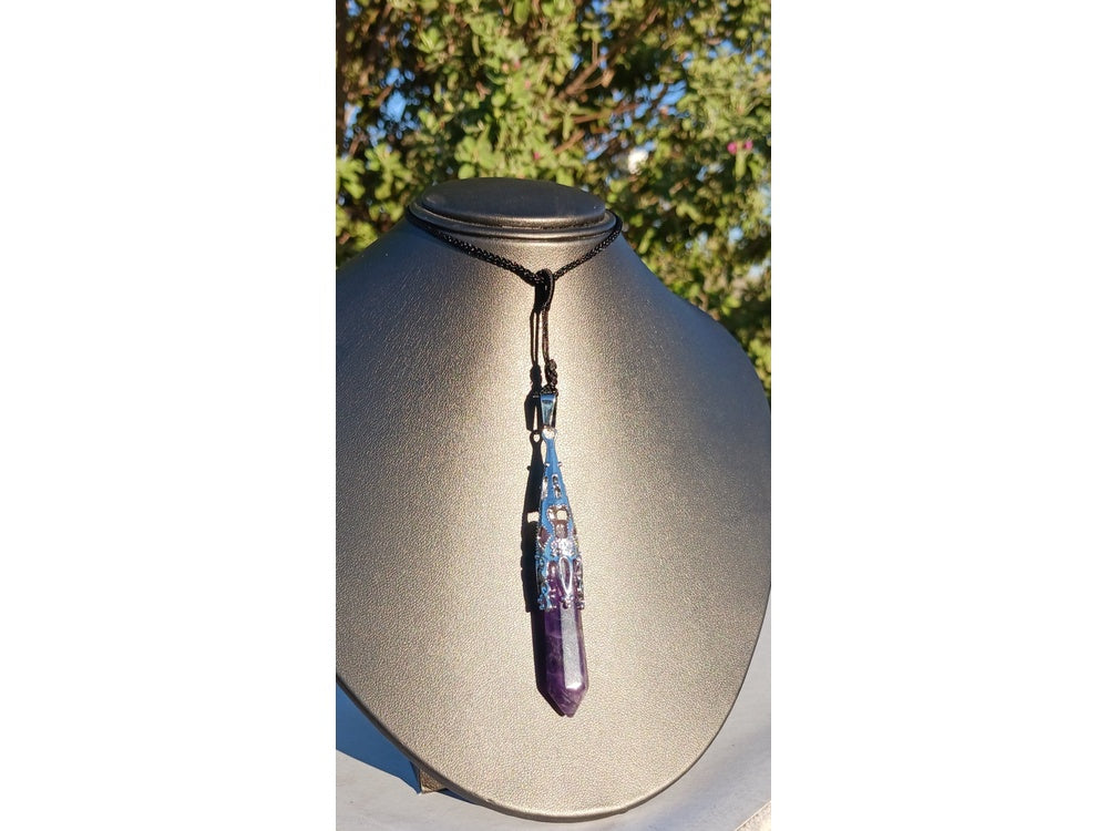 Dream Amethyst Crystal Pendant