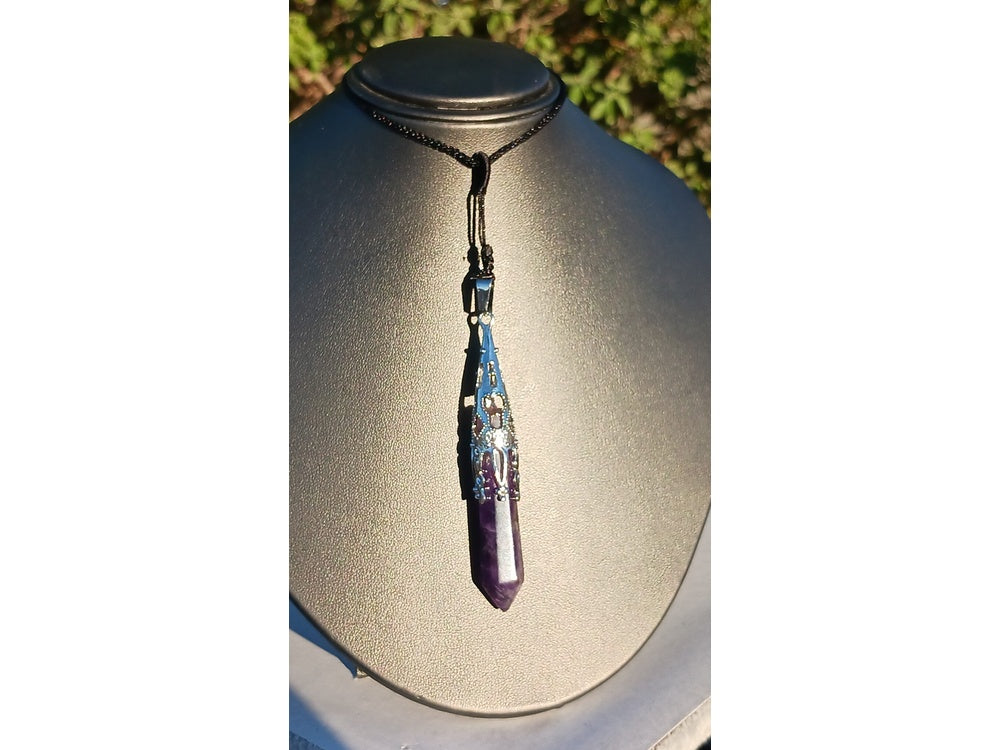 Dream Amethyst Crystal Pendant
