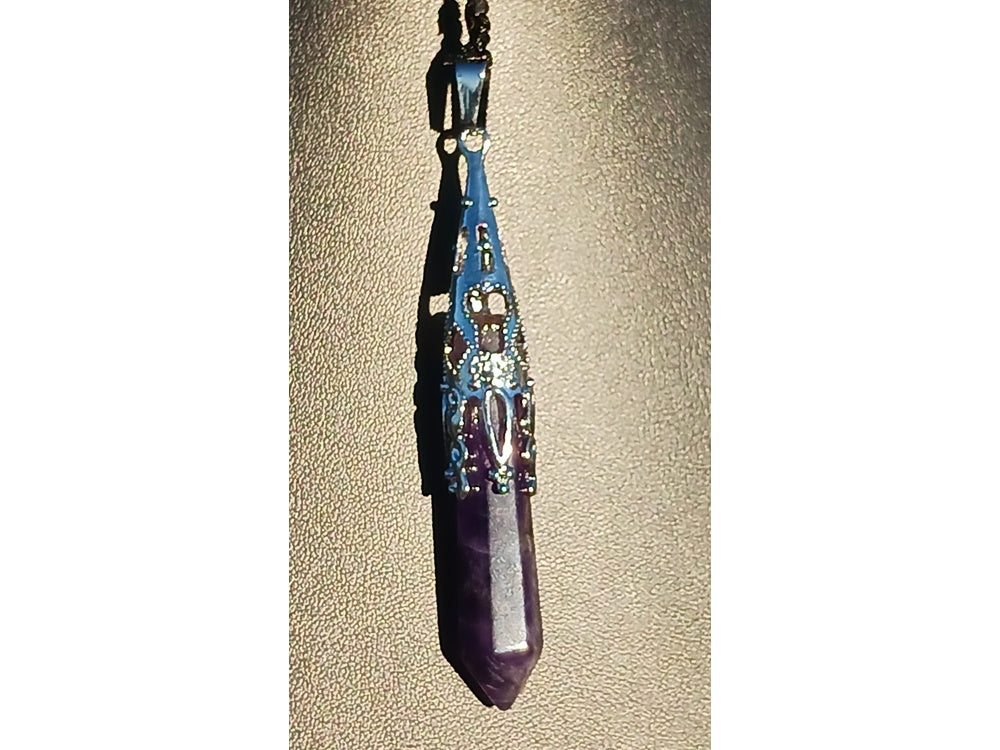 Dream Amethyst Crystal Pendant