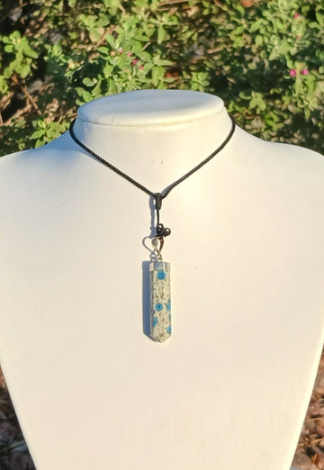 K2 Stone Crystal Tower Pendant