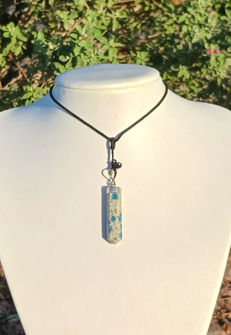 K2 Stone Crystal Tower Pendant