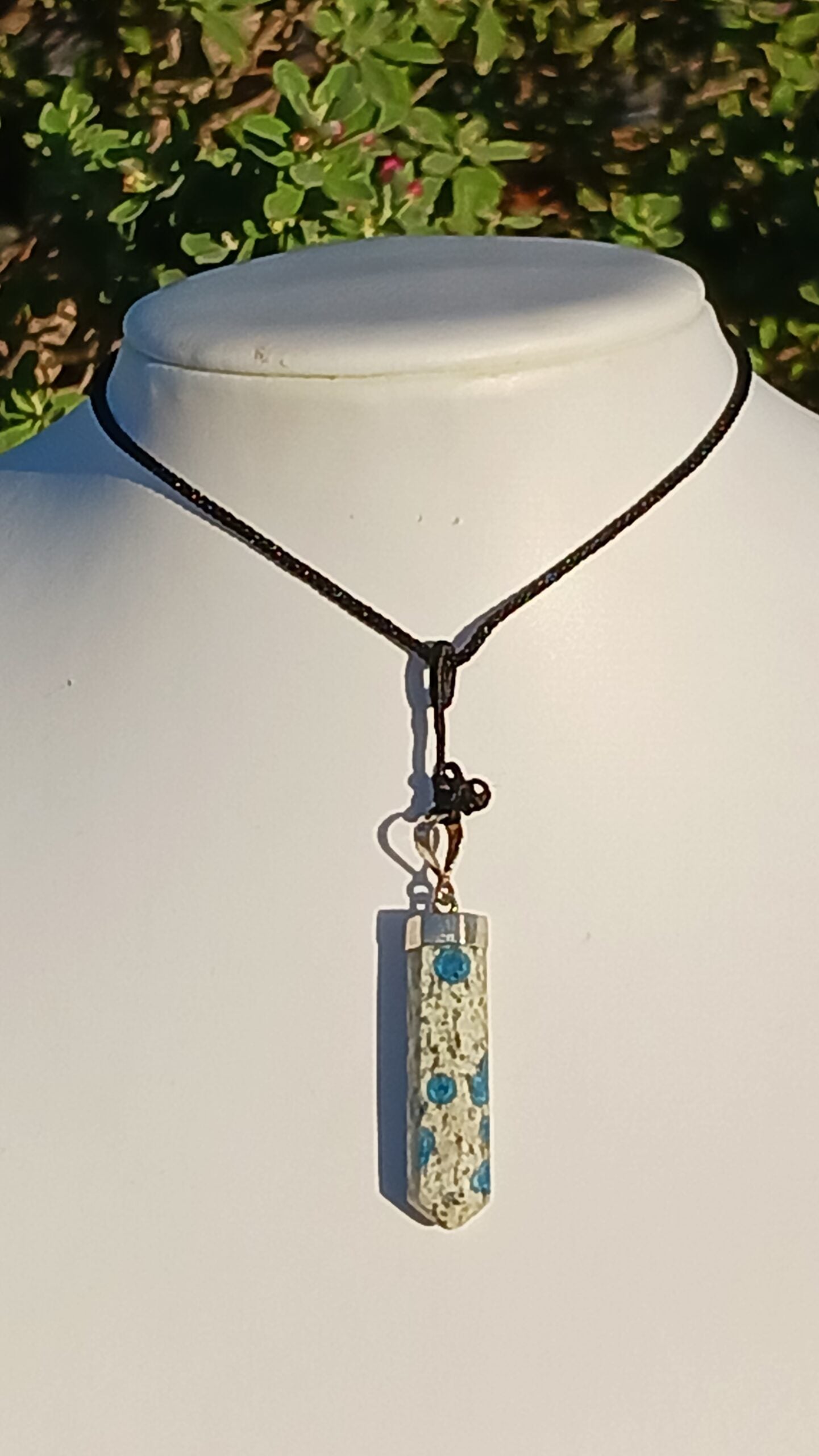 K2 Stone Crystal Tower Pendant