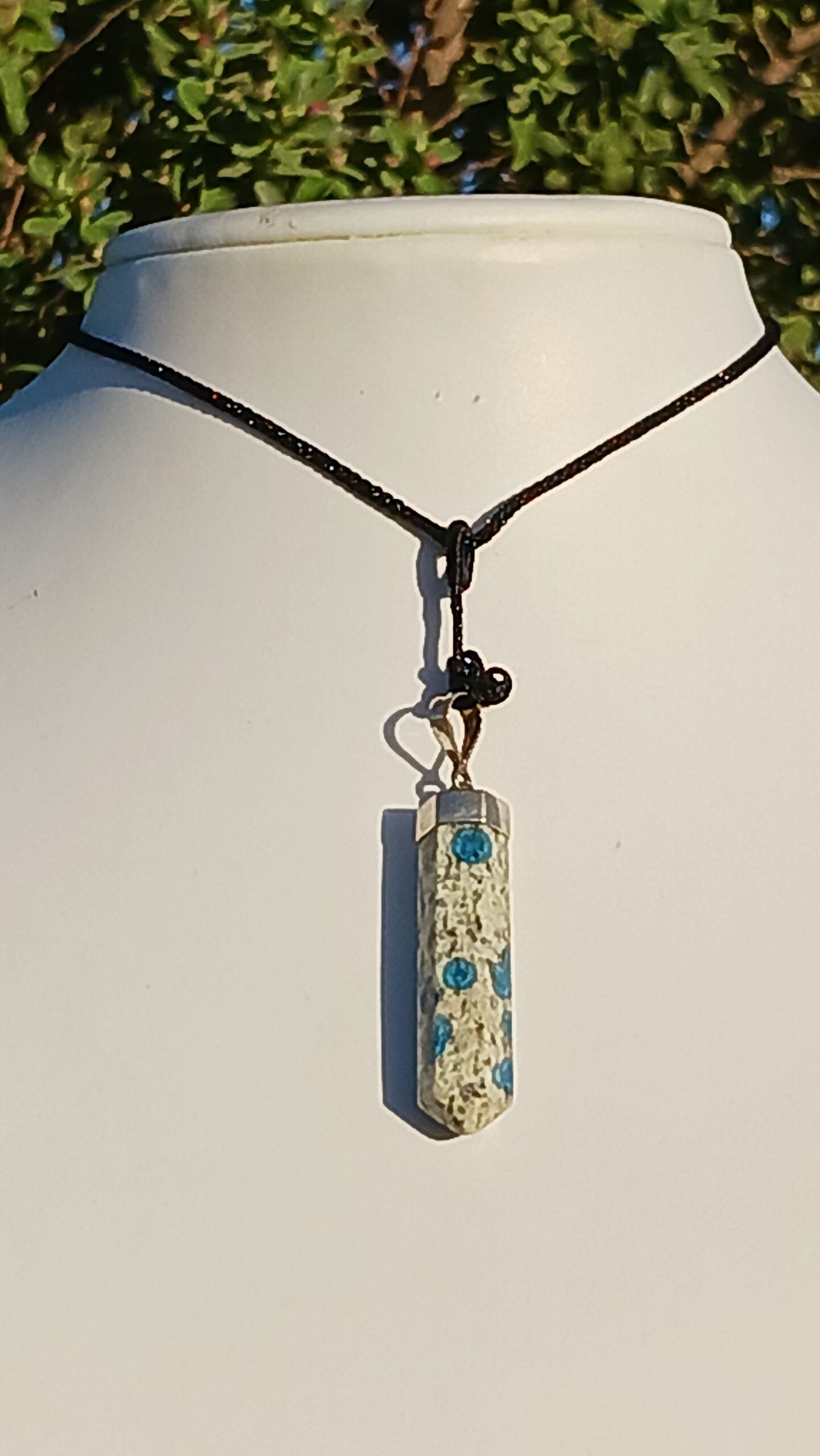 K2 Stone Crystal Tower Pendant