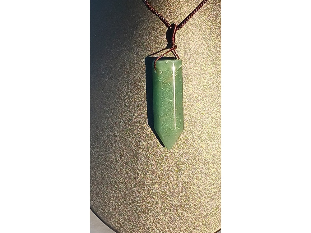 Aventurine Tower Crystal Pendant