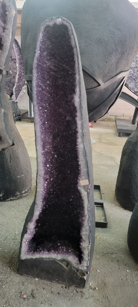 Amethyst Cathedral Geode Tall