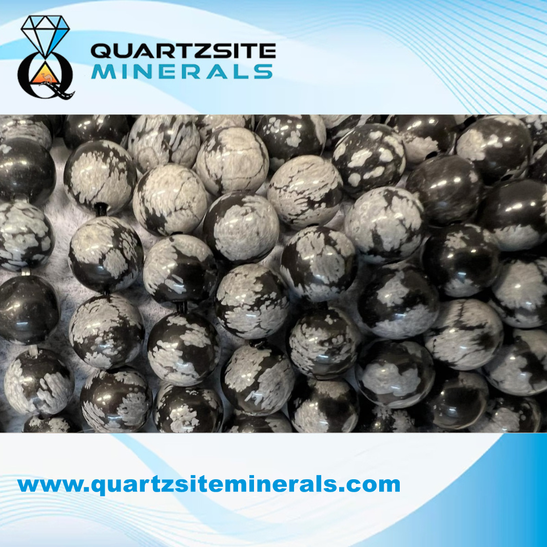 Snowflake Obsidian Bracelets
