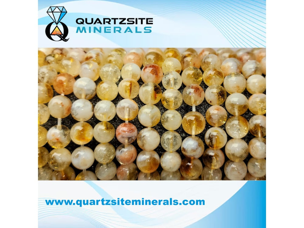 Citrine Freeform Medium Bead Bracelets