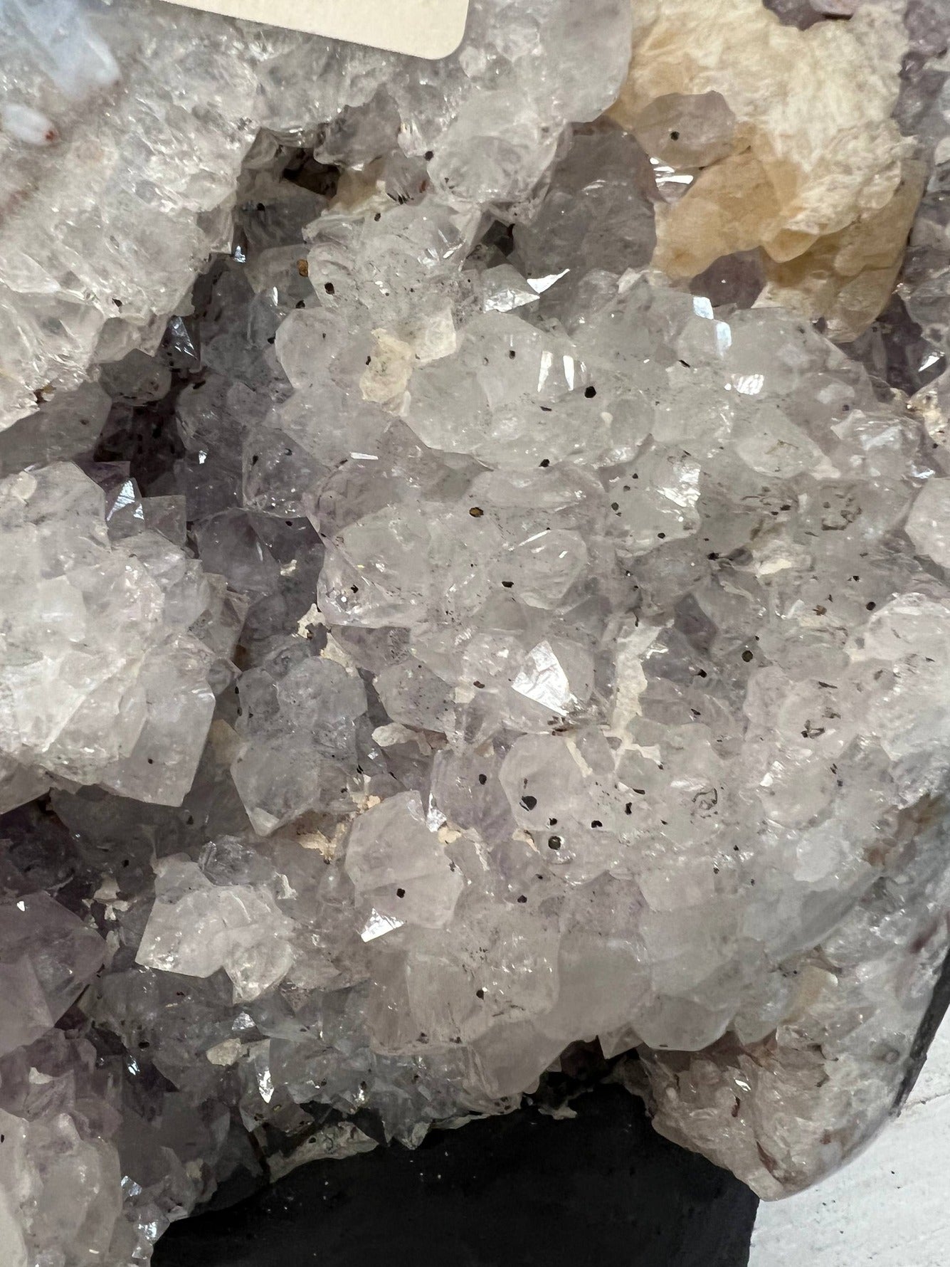 Amethyst Cathedral Geode with Calcite – view 5