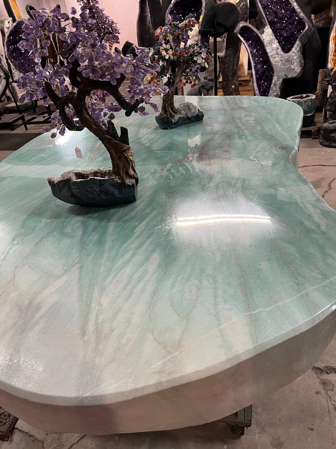 Green Aventurine Countertop Table – view 2