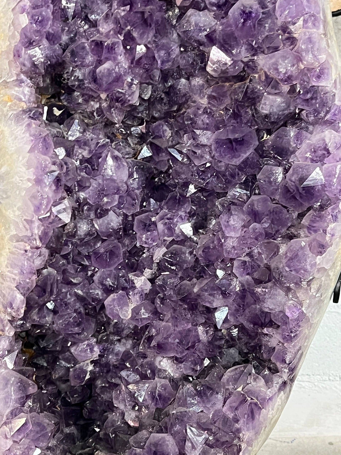 Large Amethyst Cluster – macro detail