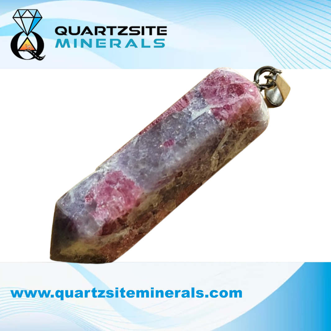 Lepidolite with pink Tourmaline