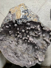Large Amethyst Agate Slab – full front view