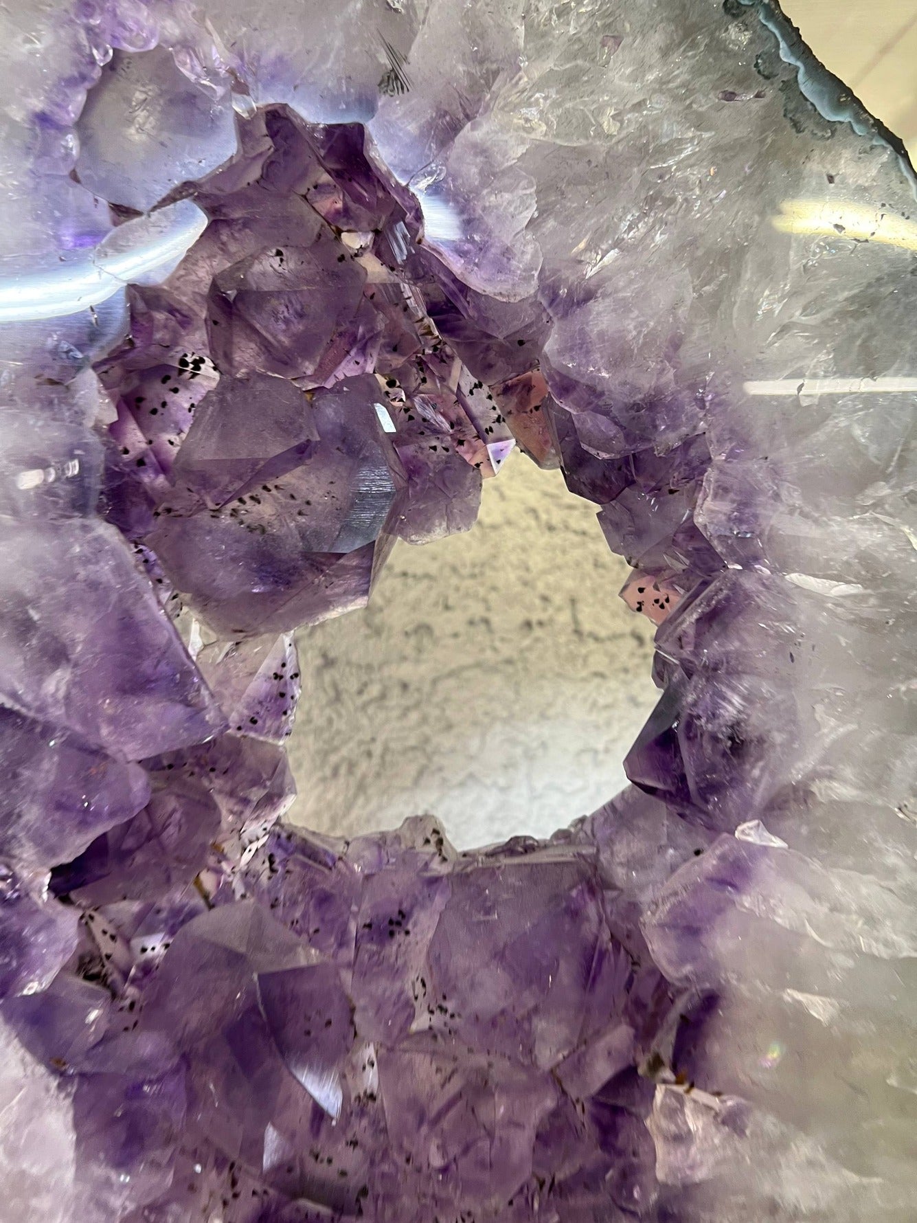 Amethyst Cathedral Geode Slab – view 4
