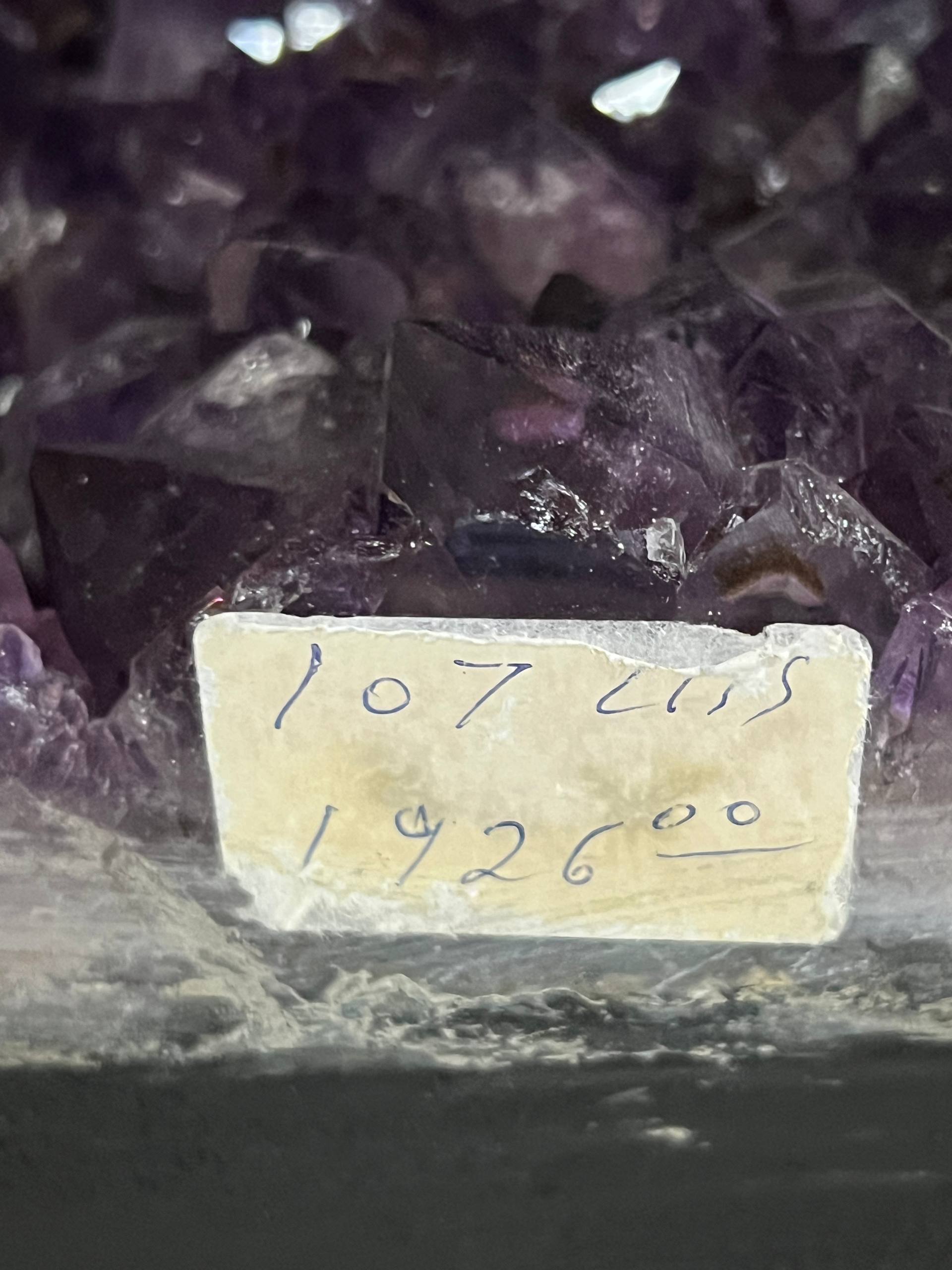 Amethyst cluster – view 5