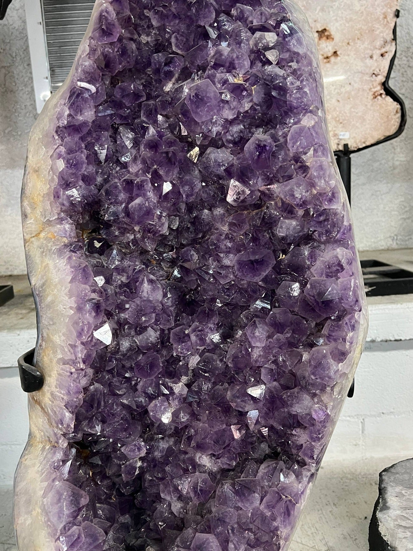 Large Amethyst Cluster – crystal close-up