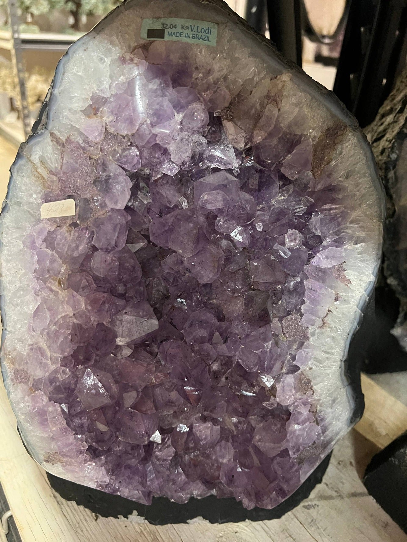 Amethyst cluster – view 3