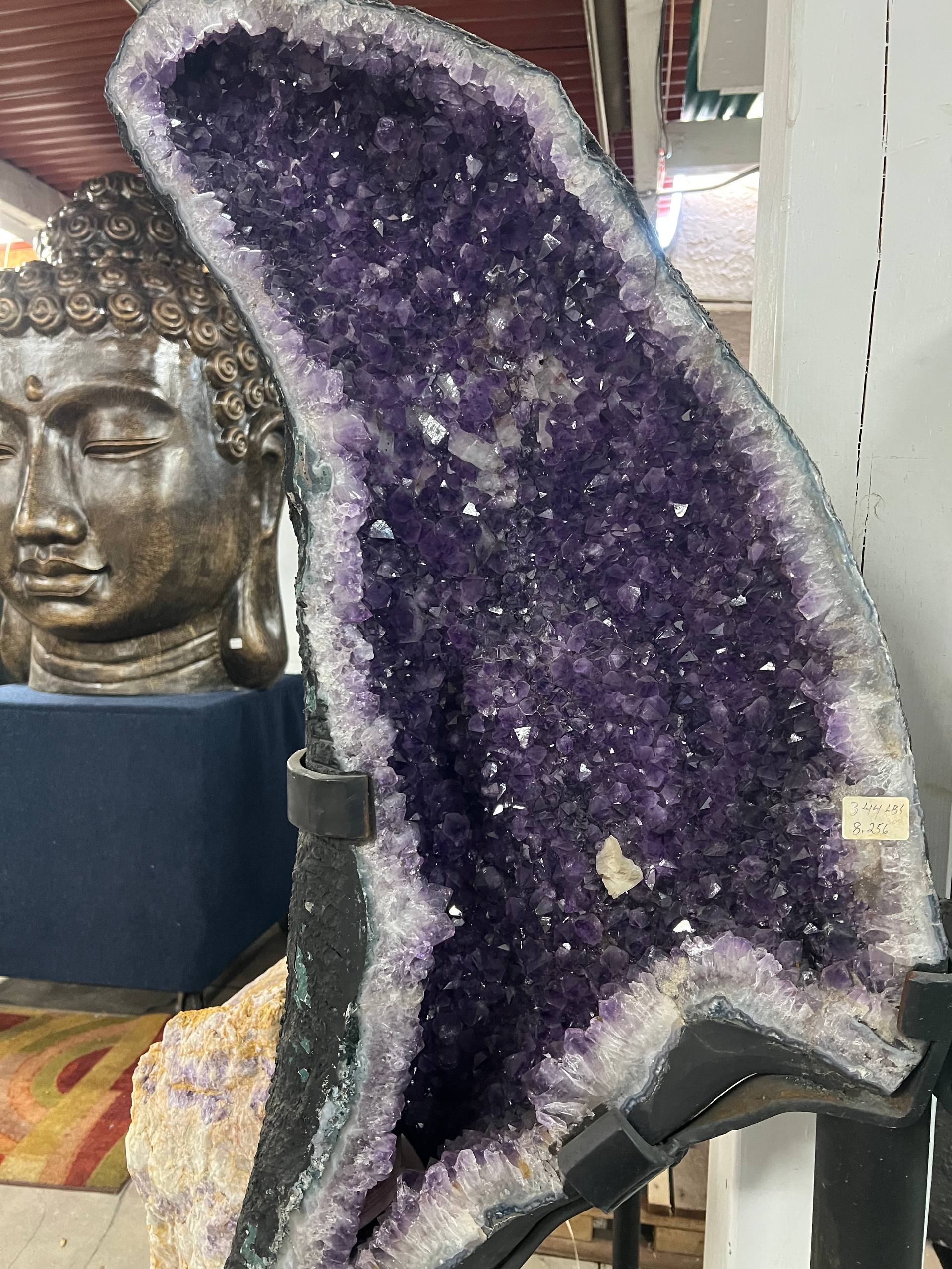 Amethyst wings on stand best quality – view 3