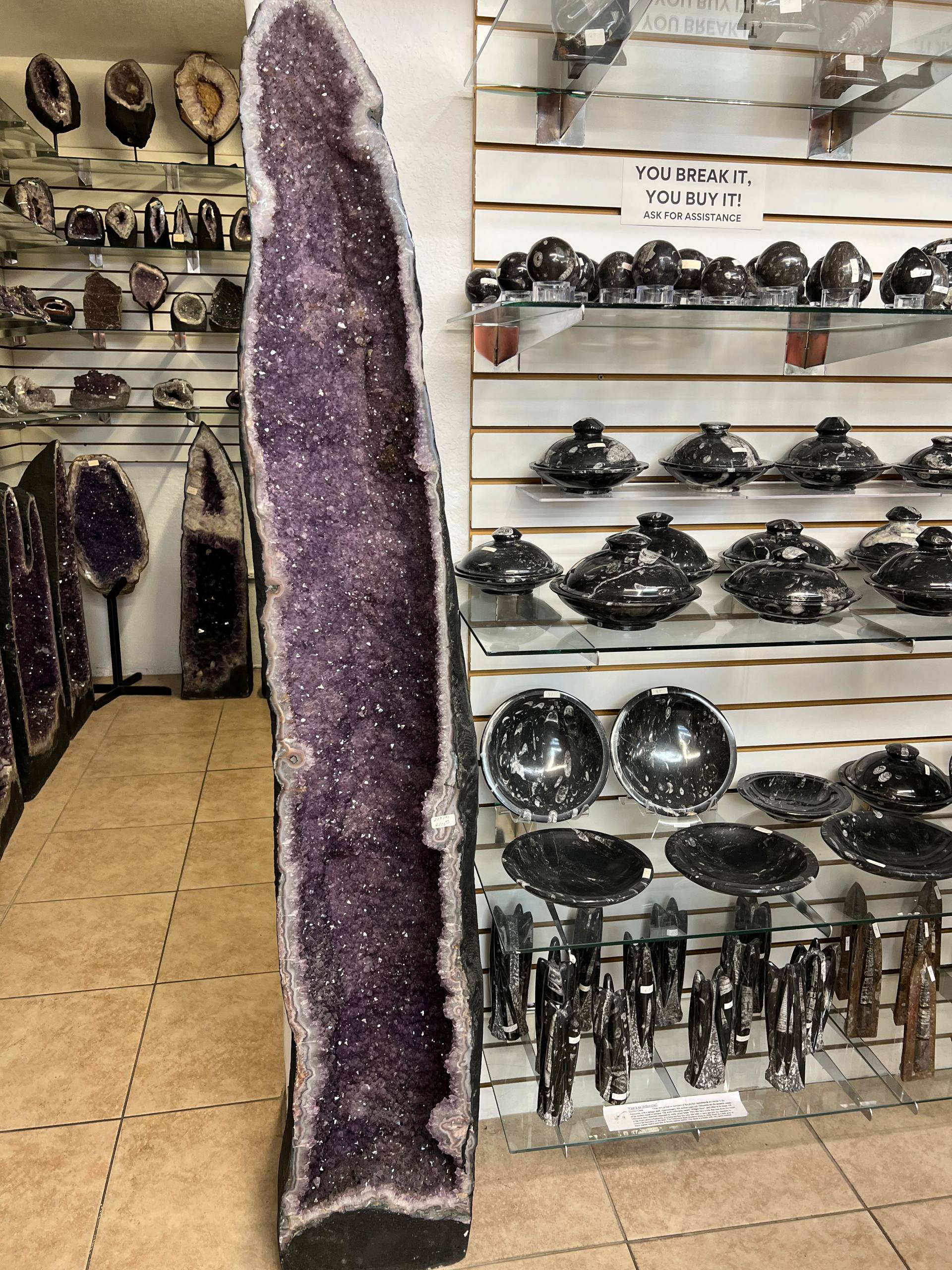 Amethyst geode towers – view 6