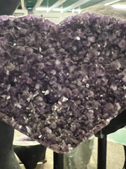 Amethyst Tower on stand – view 1