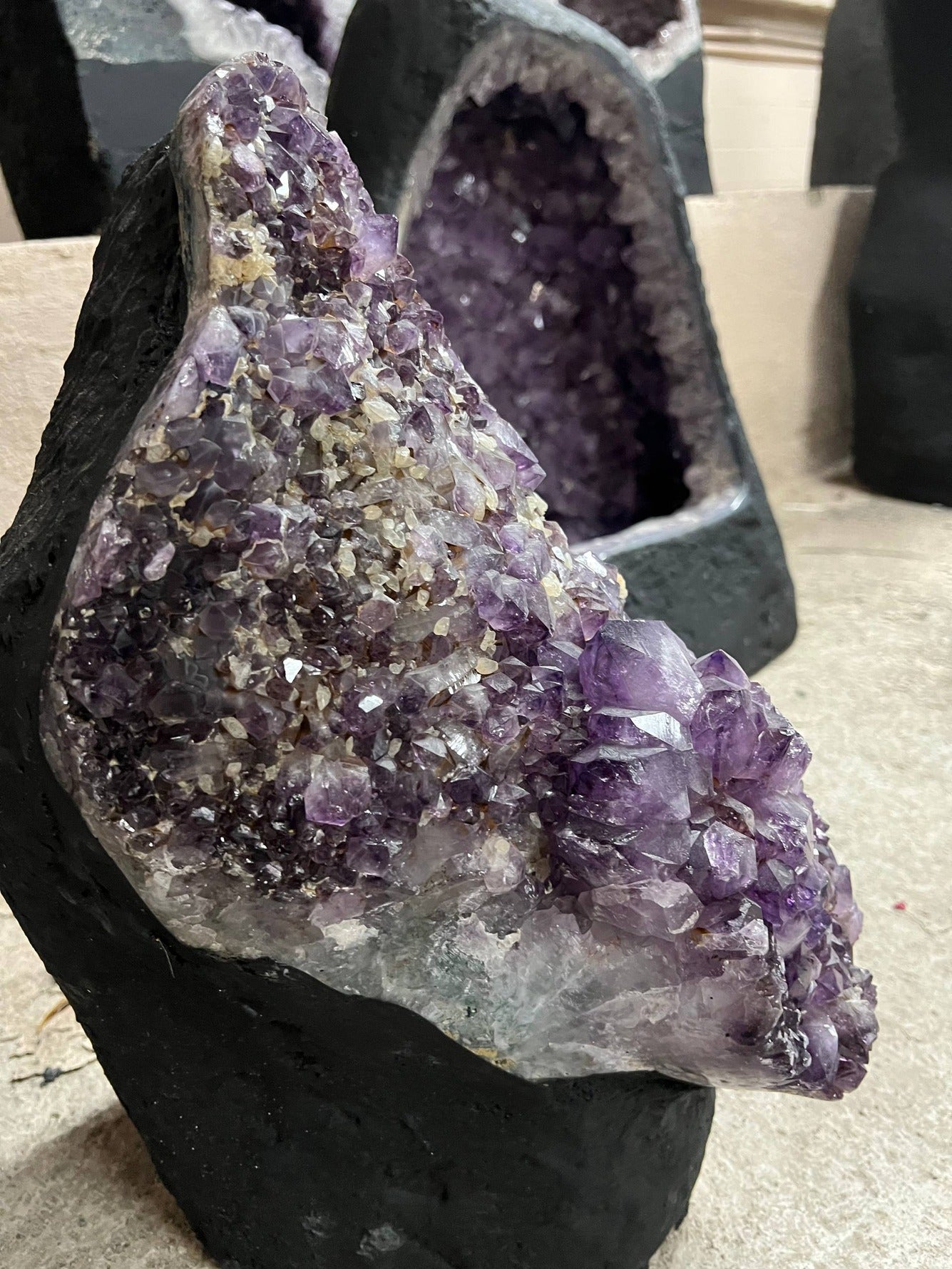 Amethyst cluster – view 2