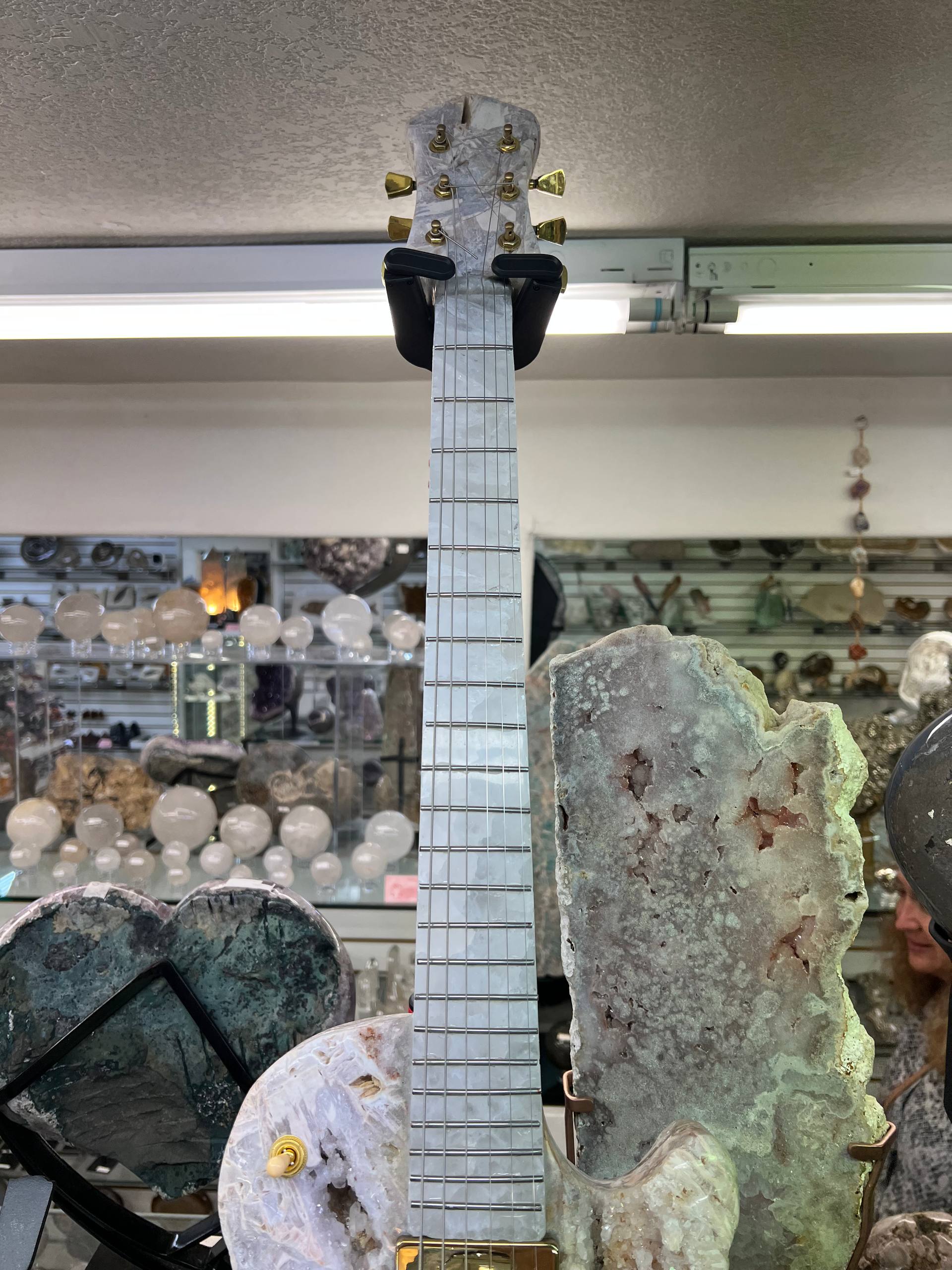 Pink Amethyst Guitar – view 6