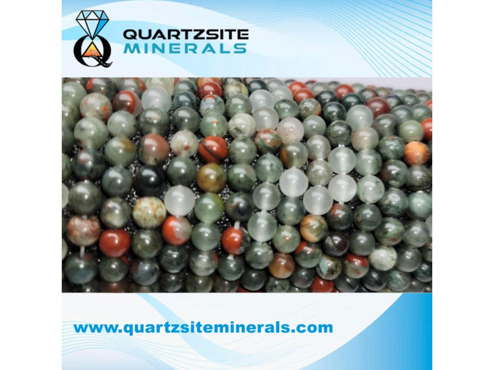 African bloodstone large bracelets