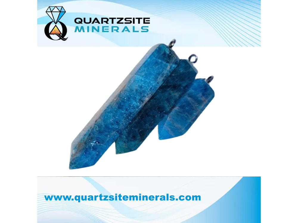 Blue Apatite pendants