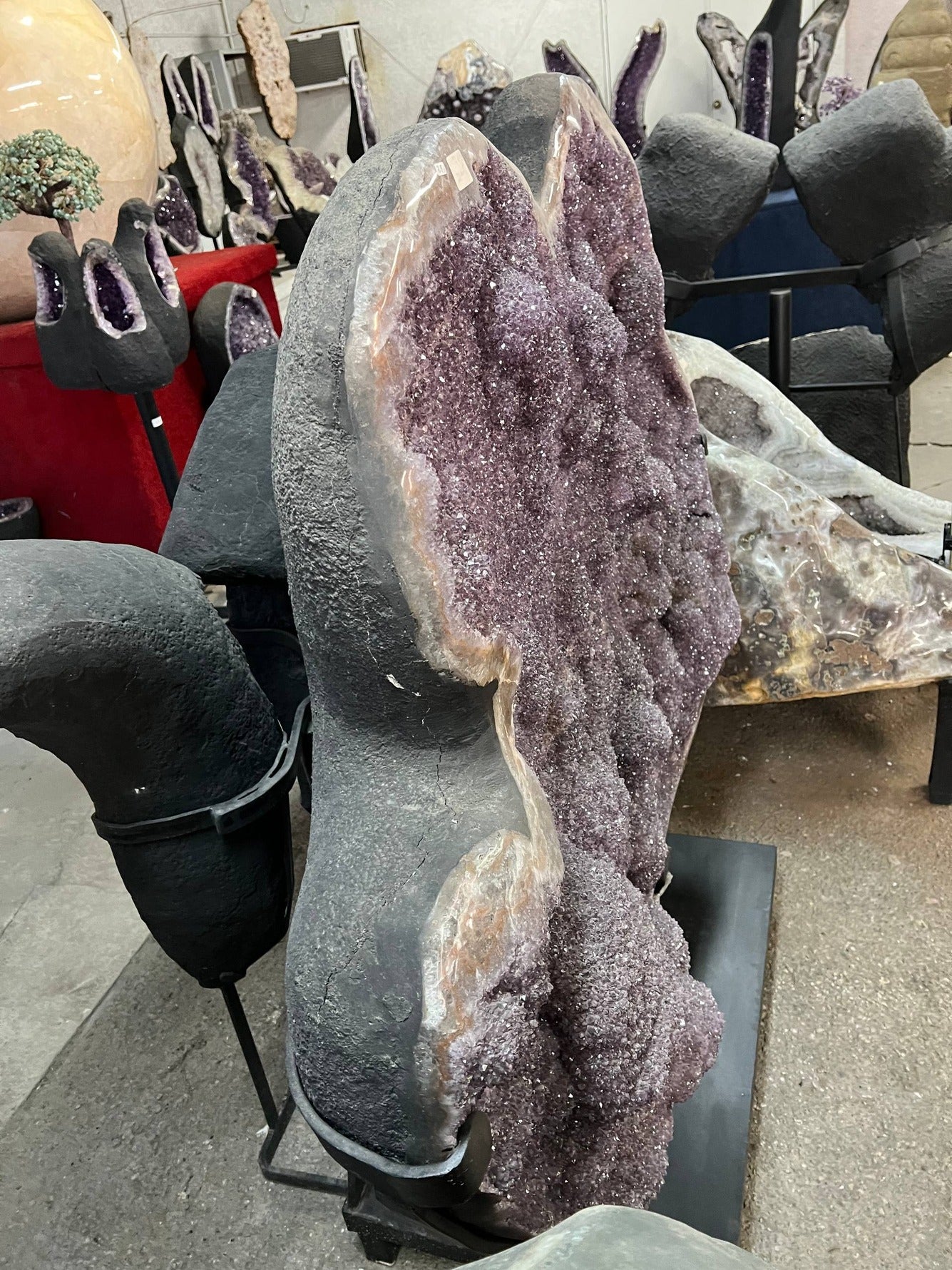Large Amethyst Slab – full body with stand