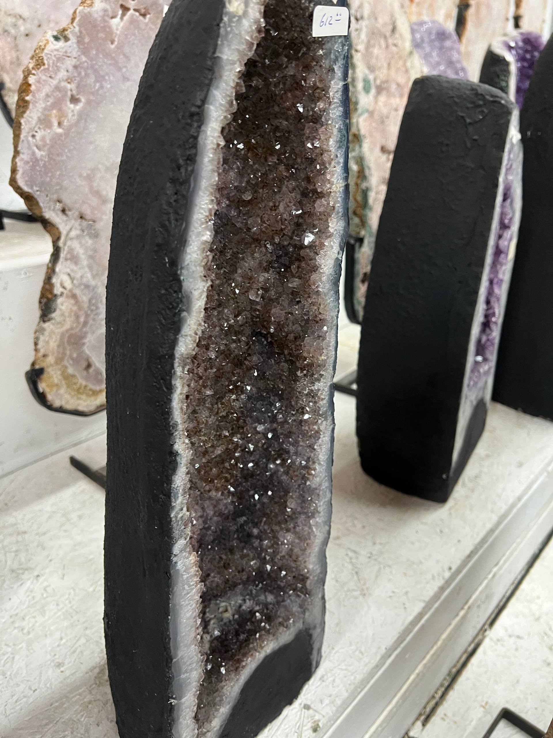 Amethyst geode tower – view 1