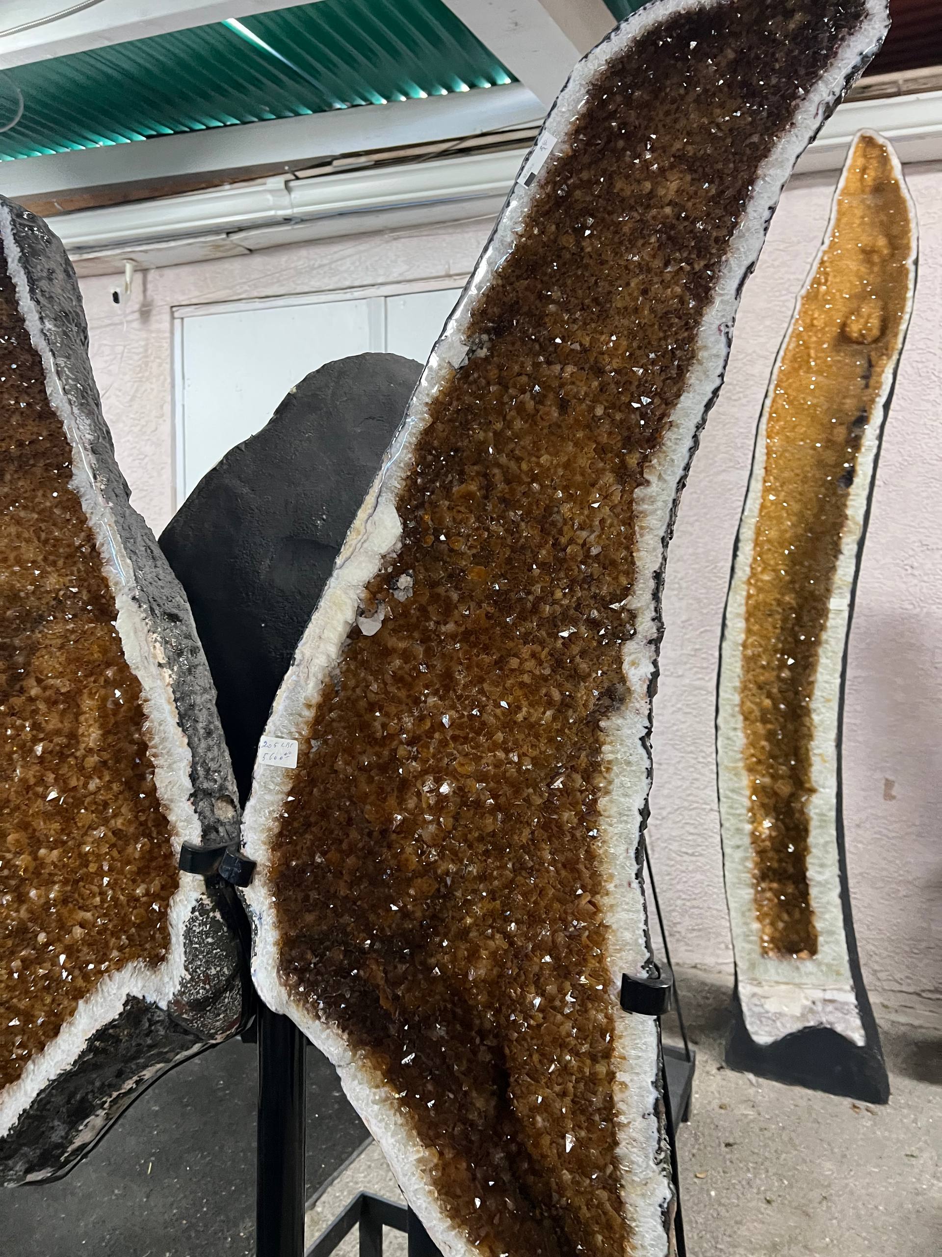 Beautiful citrine wings on stands – view 5