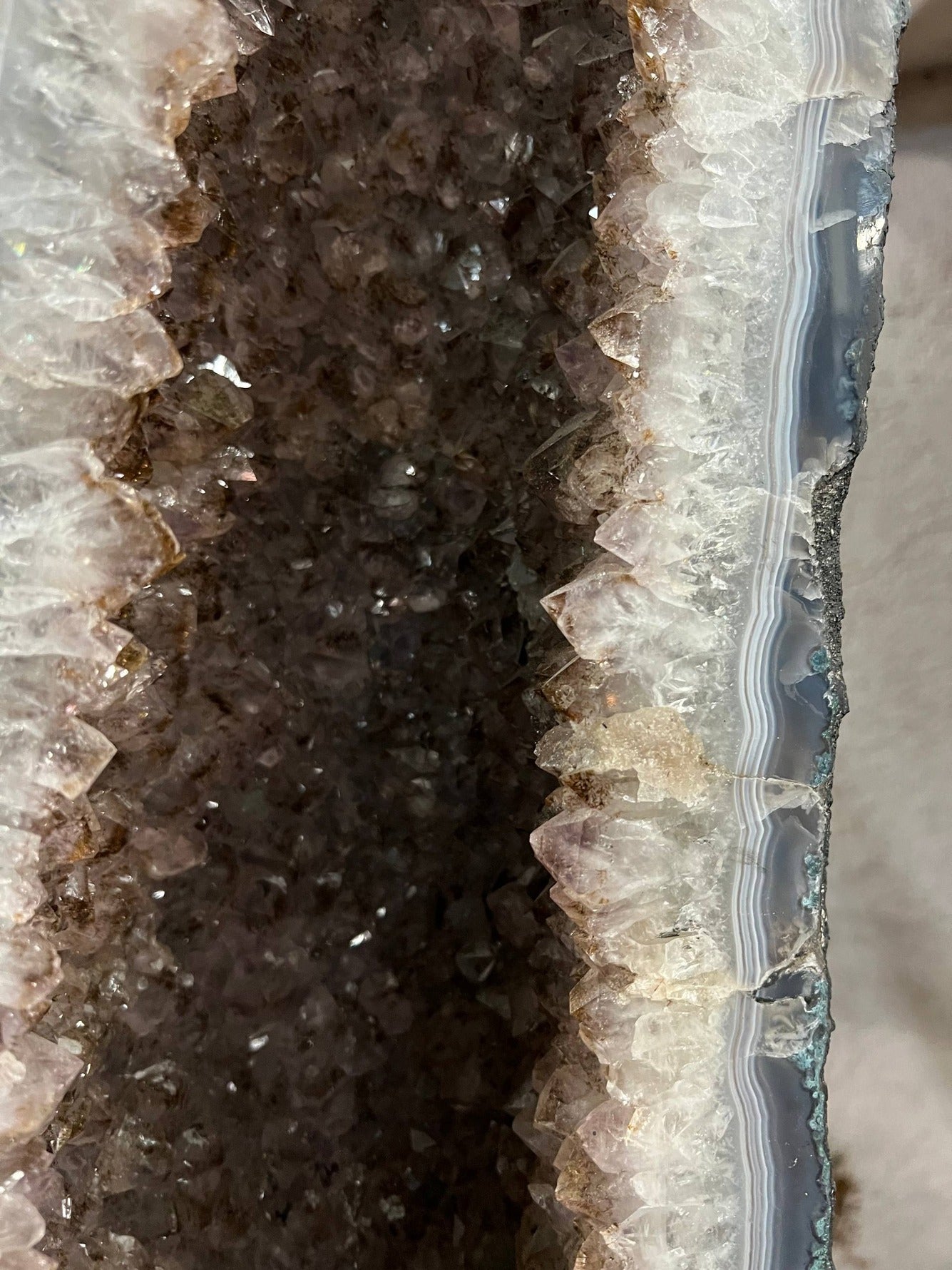 Amethyst cathedral geode – view 2