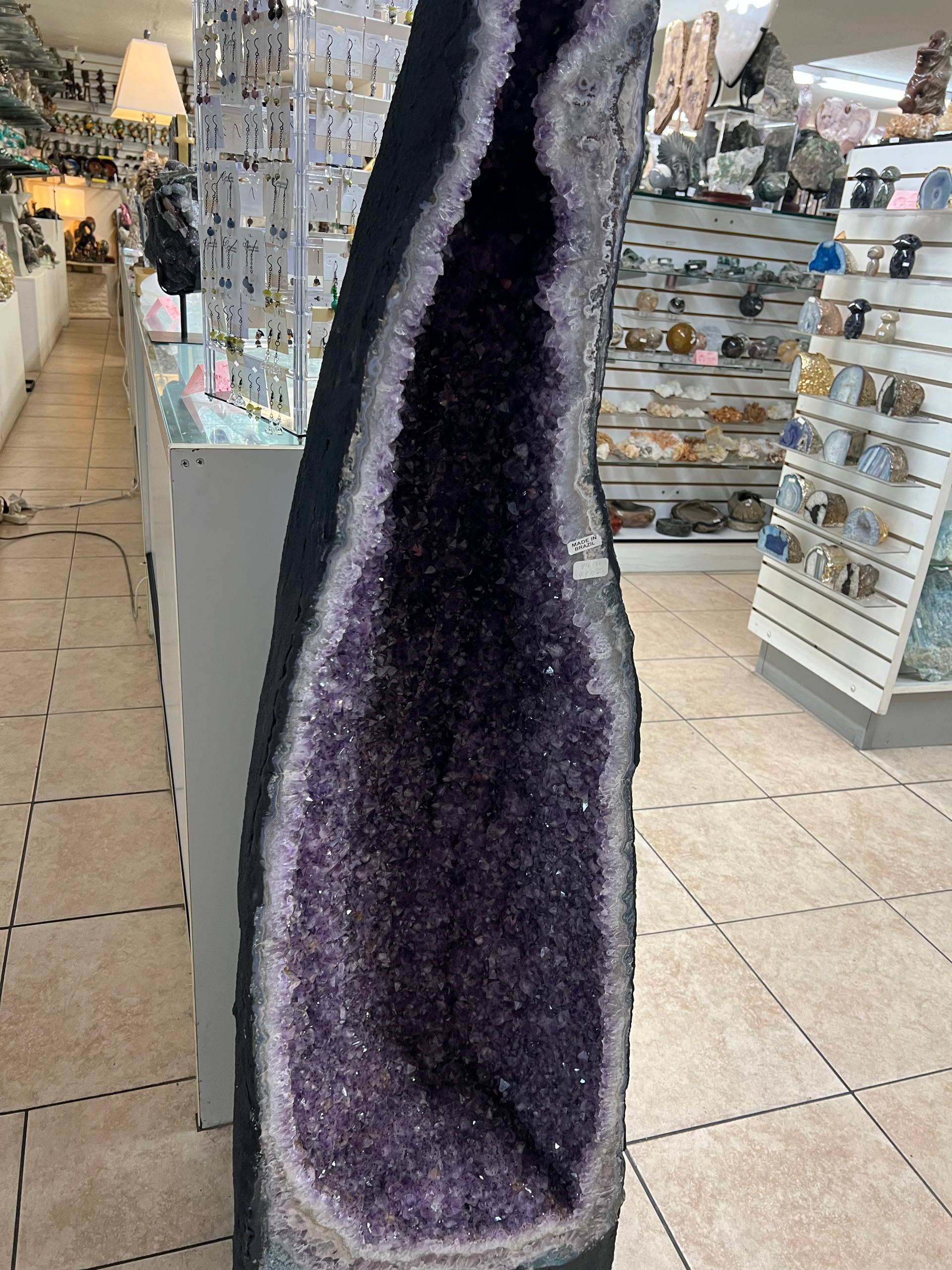 Amethyst geode towers – view 3
