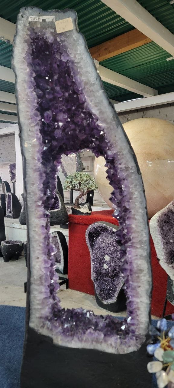Amethyst Cathedral Geode Tall Arch