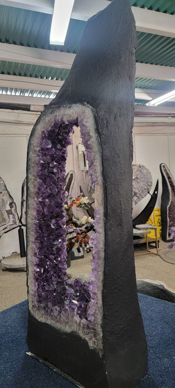 Amethyst Cathedral Geode Tall Arch