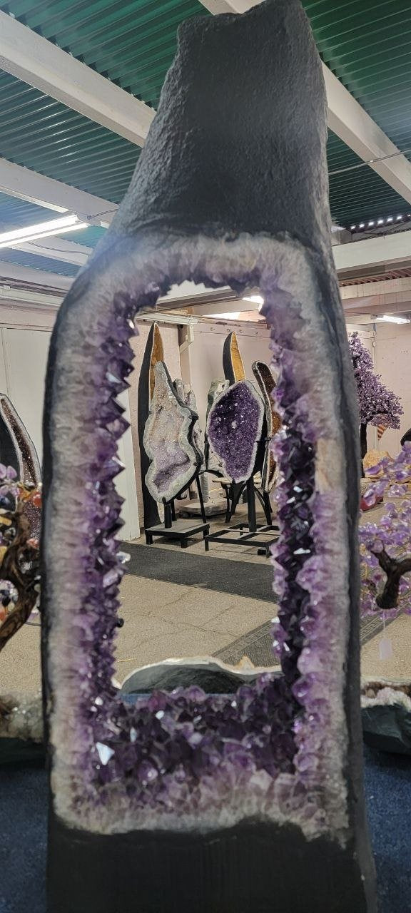 Amethyst Cathedral Geode Tall Arch