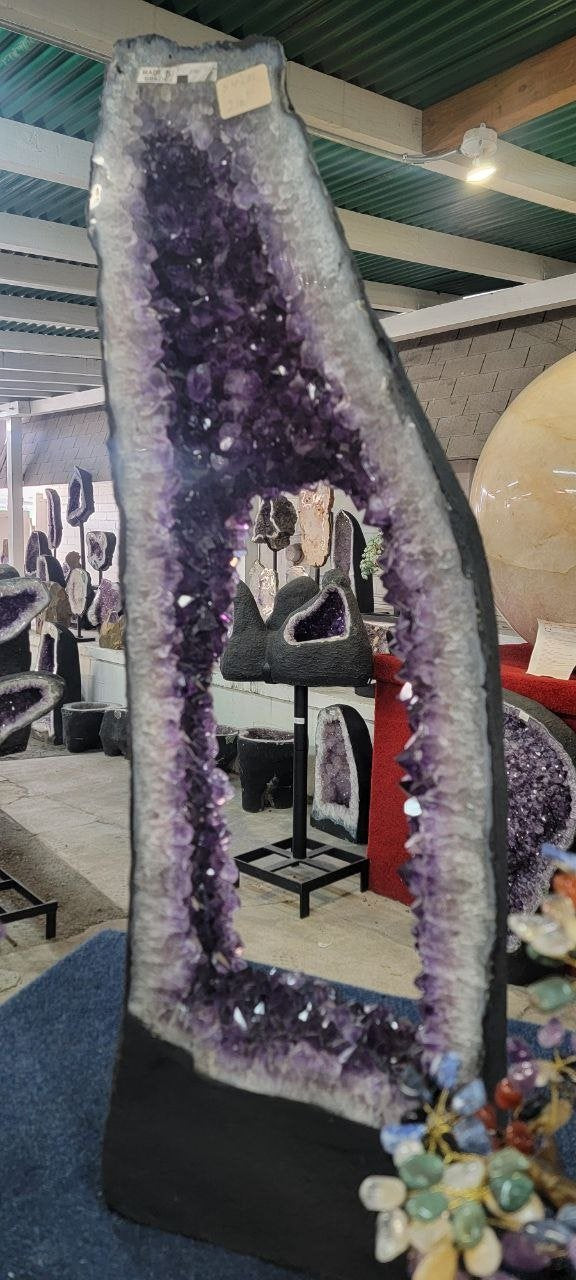 Amethyst Cathedral Geode Tall Arch