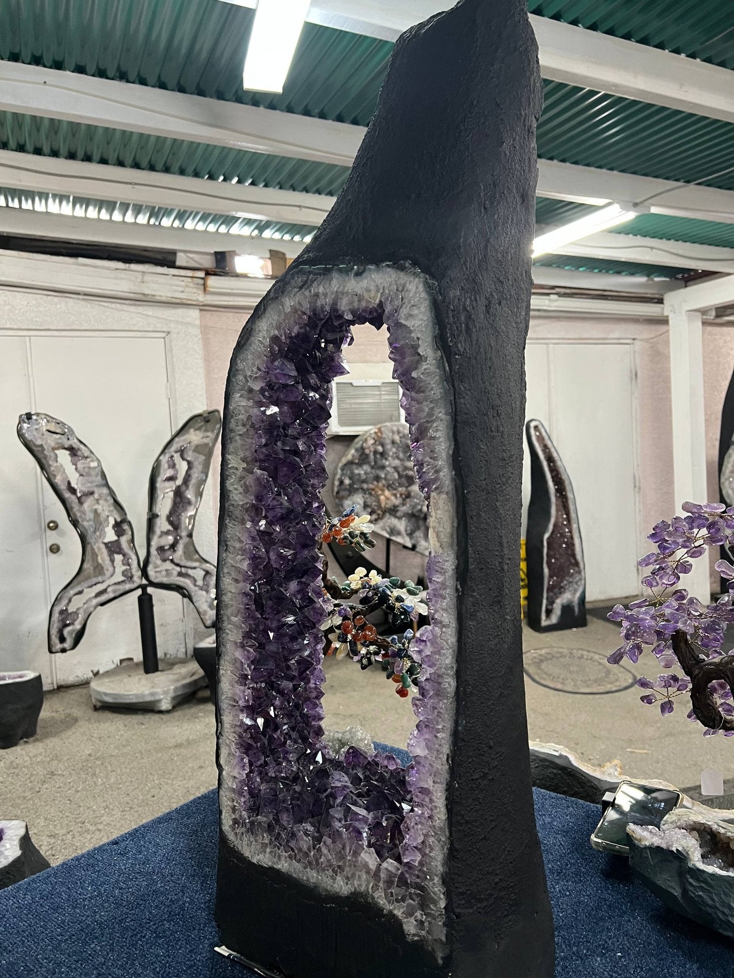 Amethyst Cathedral Geode Tall Arch