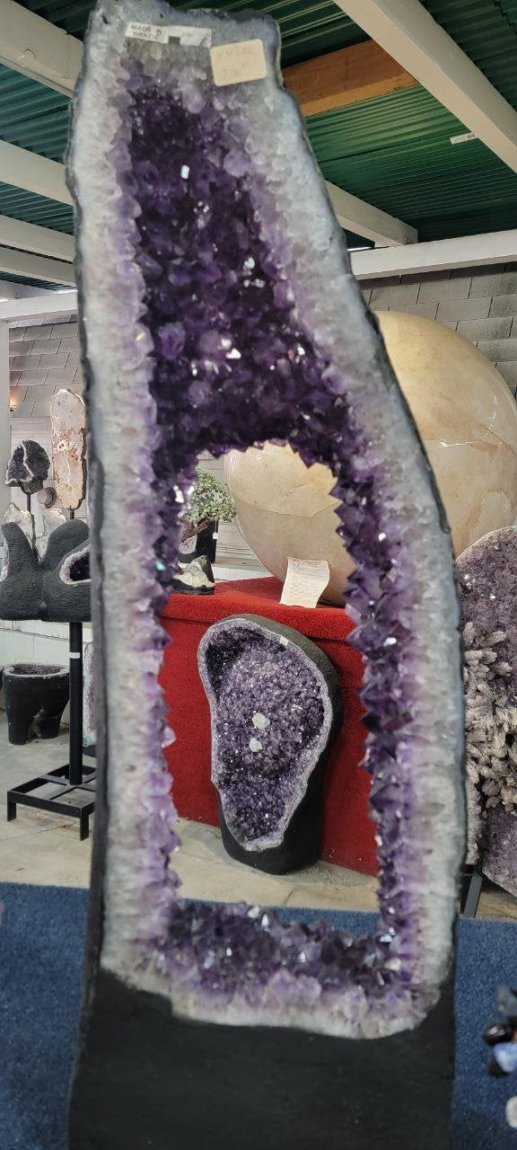 Amethyst Cathedral Geode Tall Arch