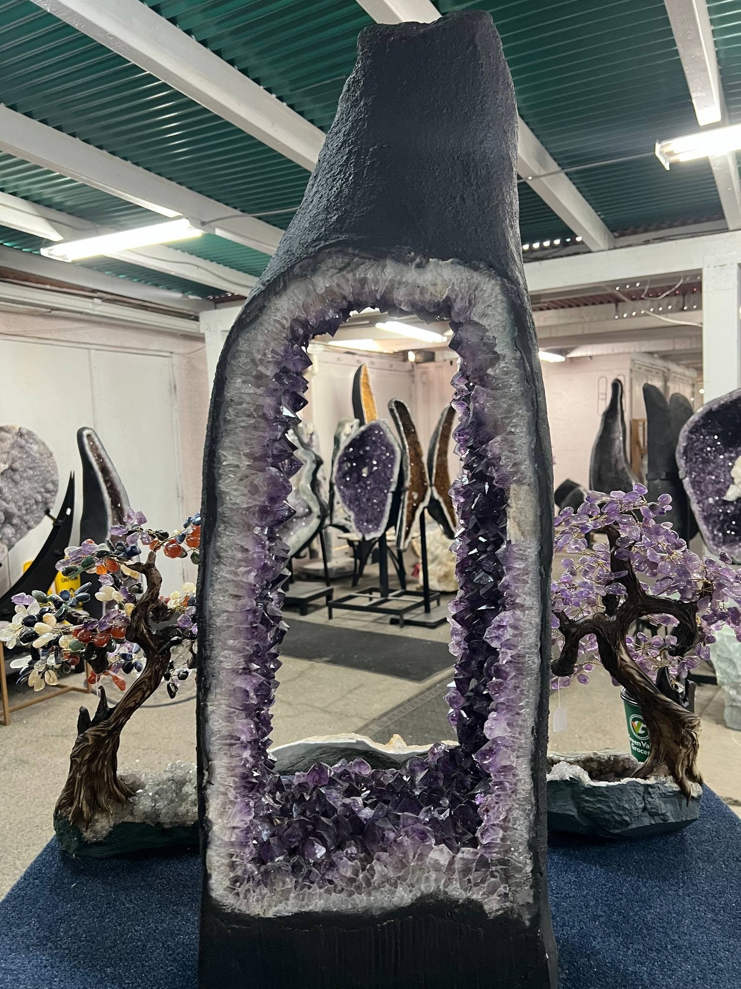 Amethyst Cathedral Geode Tall Arch